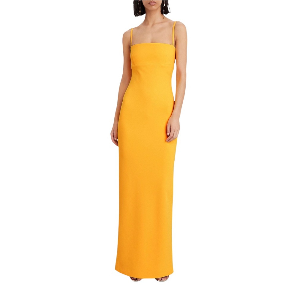 Solace London Riley Sleeveless Crepe Gown Size 4